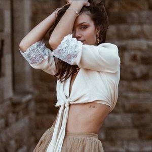 💗🦬 Spell and the Gypsy Collective Campfire Lounge Top Small S (S/M) Blouse